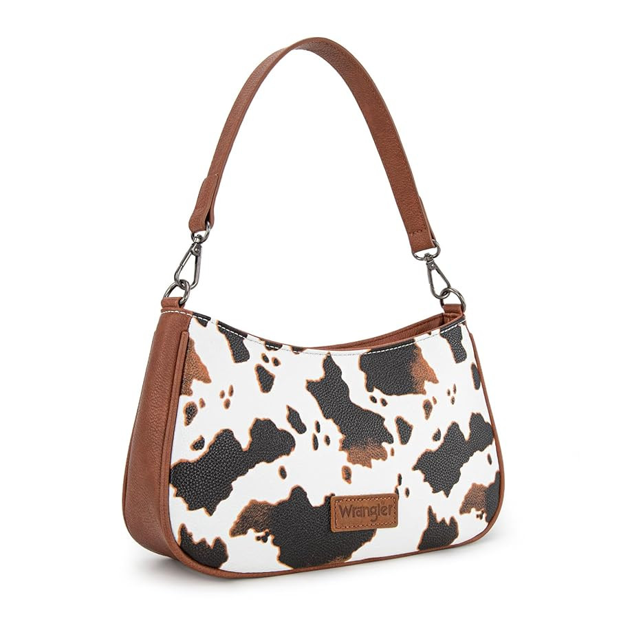 Wrangler Western Shoulder Bag for Women Small Purse Aztec Hobo Bag HandBag with Detachable Strap | Amazon (US)