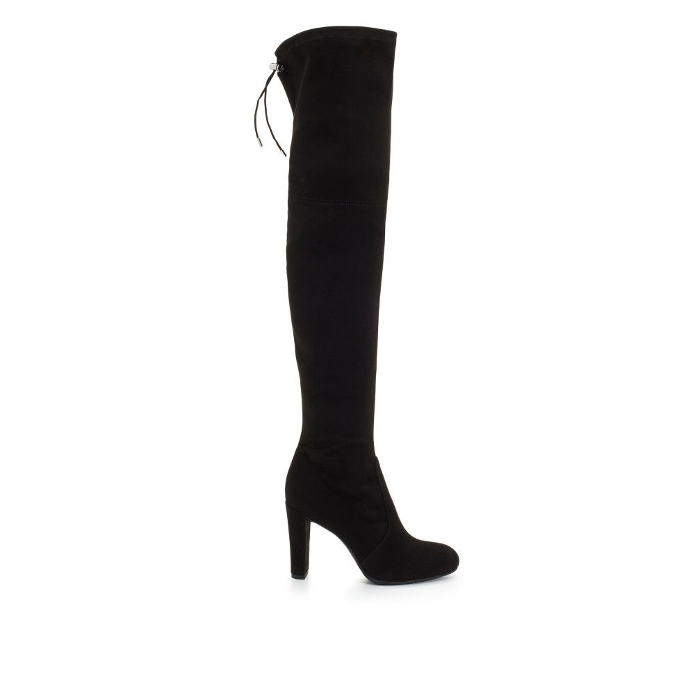 Sam Edelman Kent Heeled Over-the-Knee Boot, Black, size 4.0 | Sam Edelman