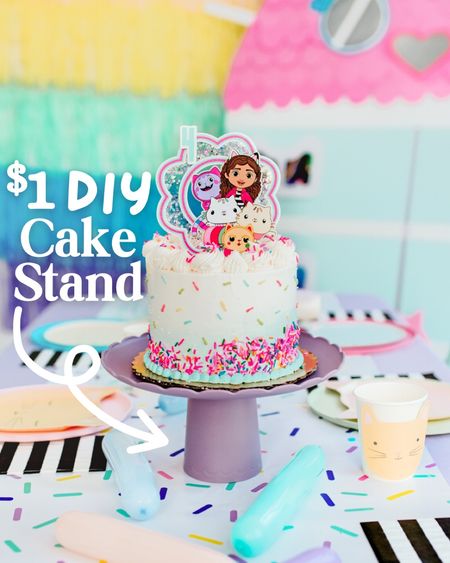 Make a $1 cake stand using these pieces ! Full DIY on my IG @jessicagrant14

#LTKHome #LTKFamily #LTKParties