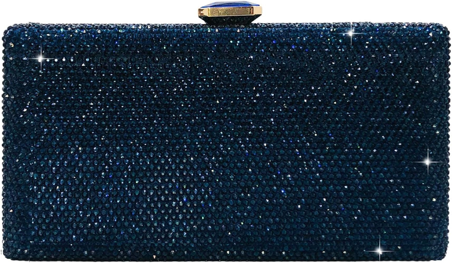 Boutique De FGG Crystal Evening Bags for Women Formal Party Box Clutch Wedding Rhinestone Handbag... | Amazon (US)