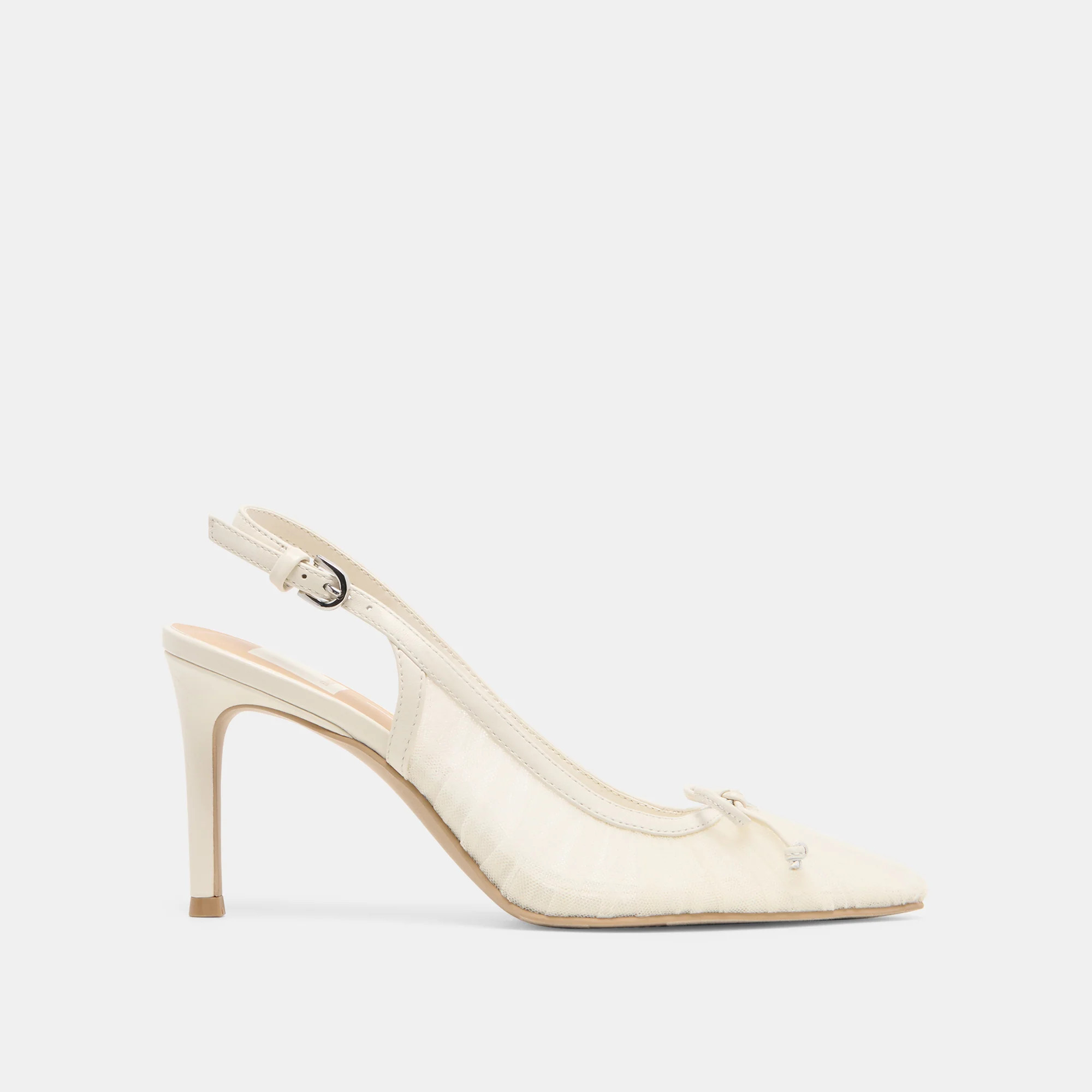 Yela Heels White Tulle | DolceVita.com