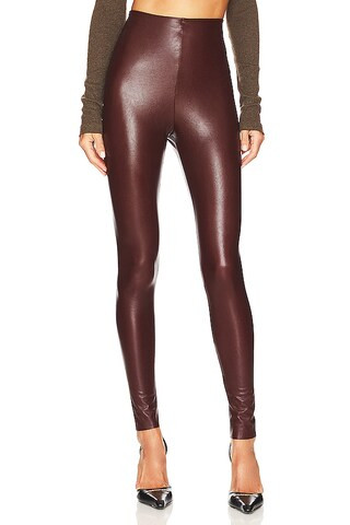 Faux Leather Legging in Cadet | Revolve Clothing (Global)