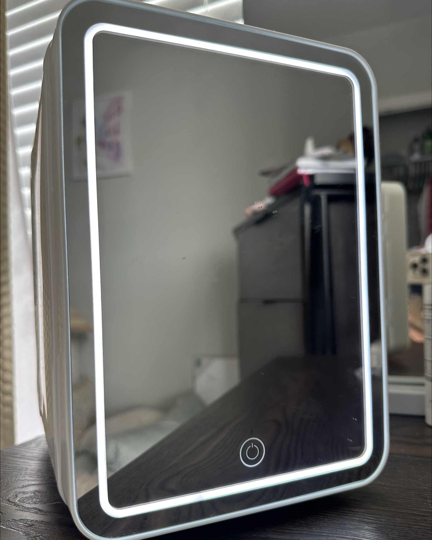 Amazon find!!! This is my FAVORITE mini fridge I have ever owned! I personally use it for skincare but it is totally big enough if you wanted to use it for some snacks/drinks! ⚡️

#LTKbeauty #LTKU #LTKhome