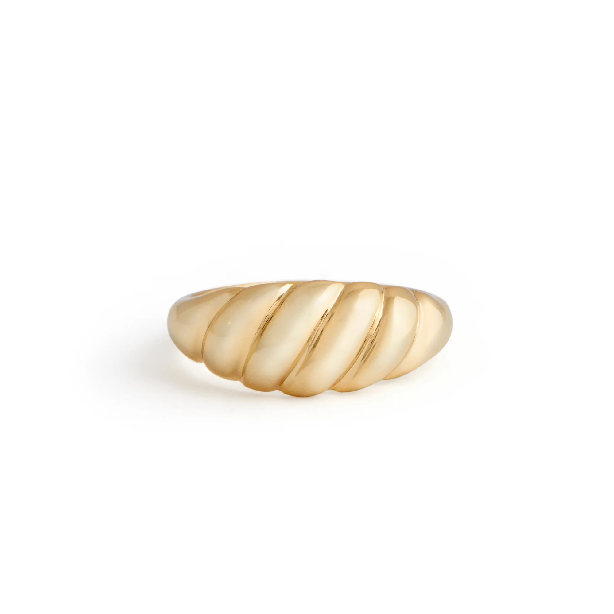 Croissant Ring - Gold Vermeil | Twenty Compass