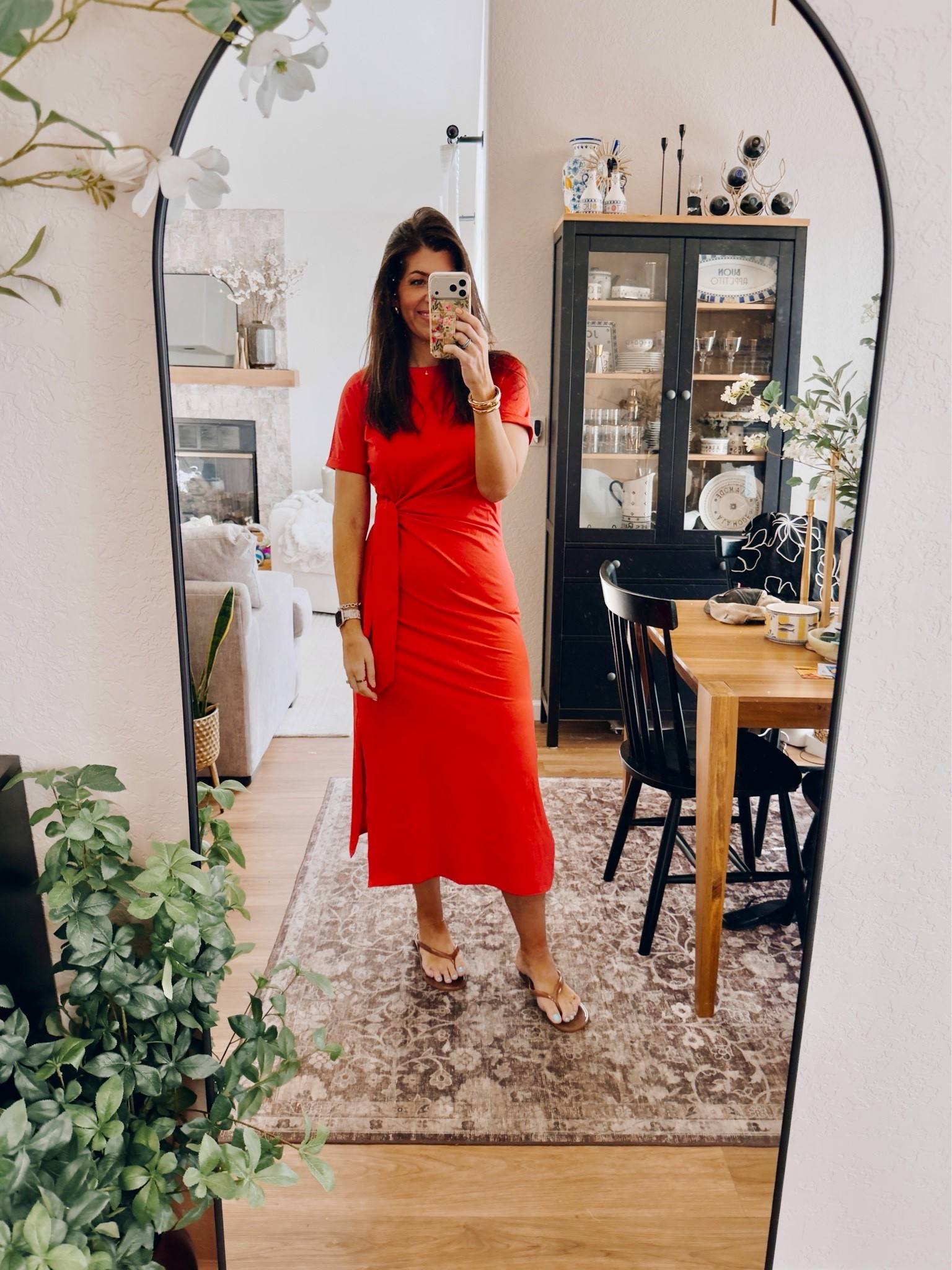 Work outfit of the day
In a large tie waist dress

#LTKMidsize #LTKTall #LTKWorkwear