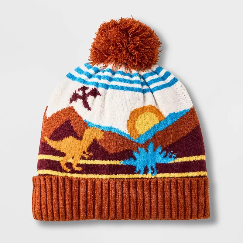 Toddler Boys' Dinosaur Beanies - Cat & Jack™ | Target
