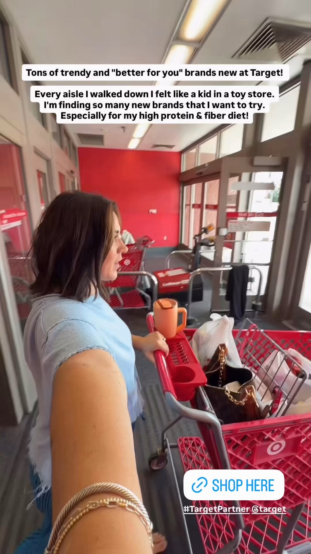 #targetpartner @target is that GURLLLL right now. And you have to go see all the new *better for you* options! I am blown away at all of the high protein and high fiber pantry options I found. I walked those isles for over an hour and just devoured the ingredients. It made me so excited to try out some new breakfast and lunch meals. What item caught your eye and what recipes you want from me? 

I gotta hit 150g protein - give me all the protein tips below and is there anything at Target that I missed and need? 

You can shop the new grocery assortment at Target now!