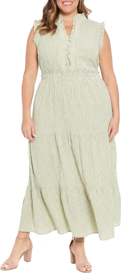 Stripe Tiered Maxi Dress | Nordstrom Rack