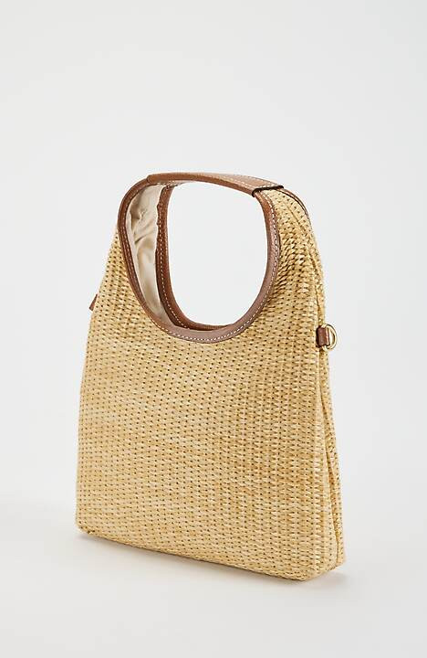 Straw & Leather Convertible Crossbody | J. Jill
