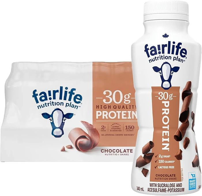 Nutrition Plan High Protein Chocolate Shake, 12 PACK. Orry's Vital | Amazon (US)