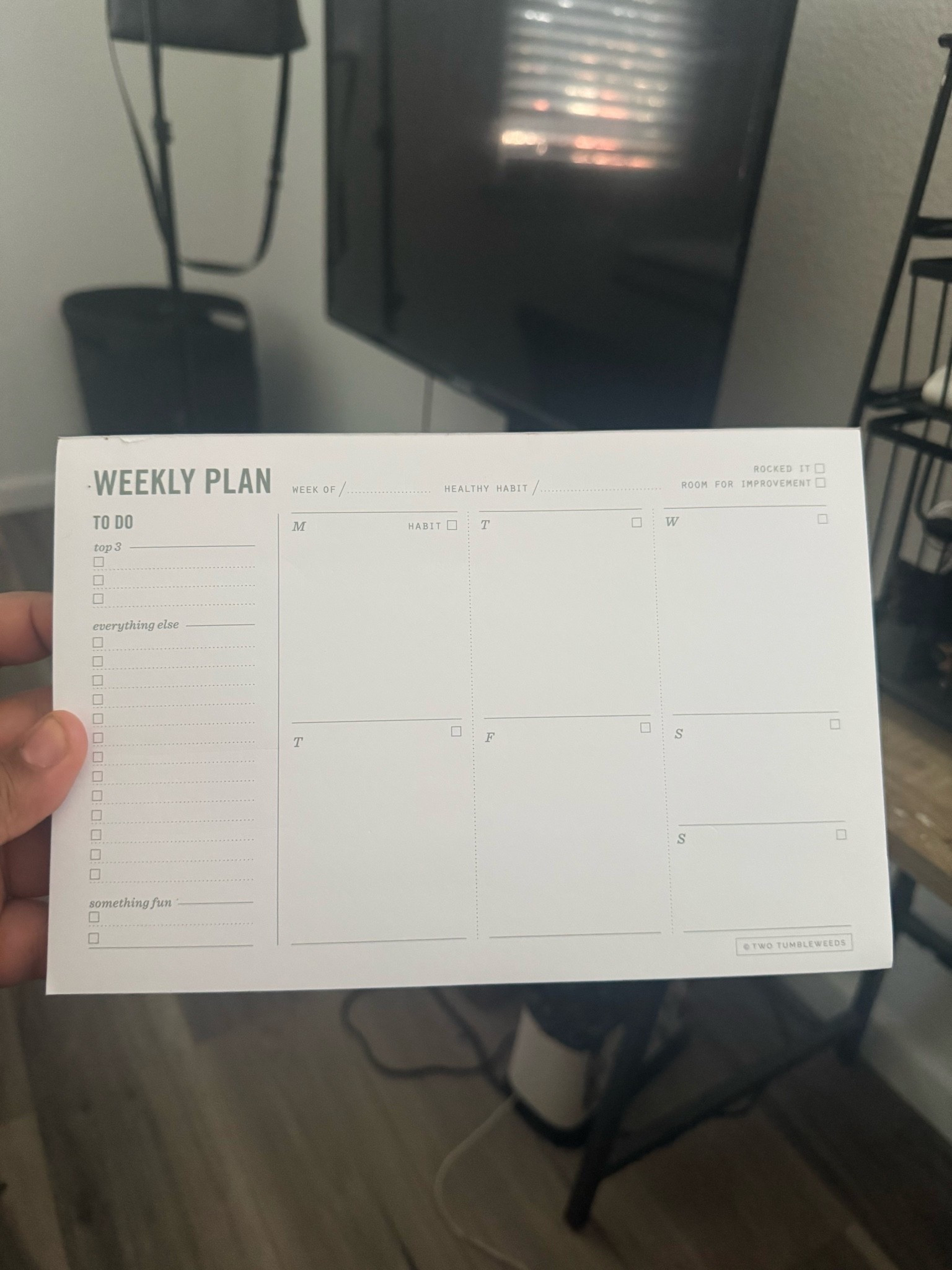 Obsessed with this weekly planner. I’ve been using it for years. 50 pages you can rip out! Super minimal.

#LTKSaleAlert #LTKselfcare #LTKmorningroutine