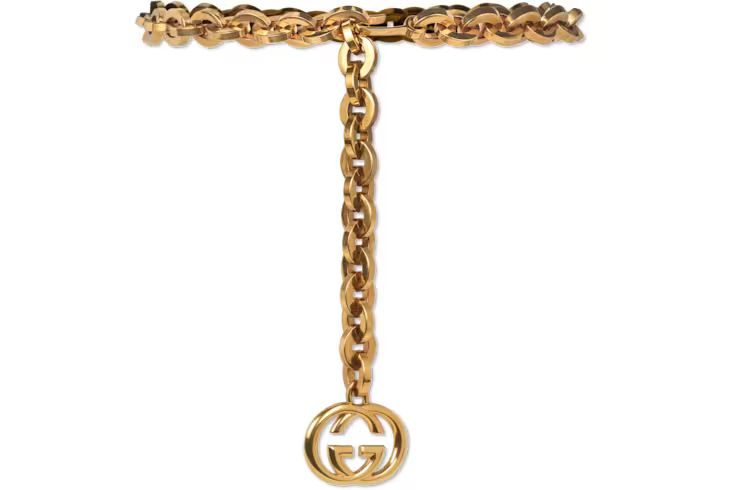 Chain belt with Interlocking G charm | Gucci (US)
