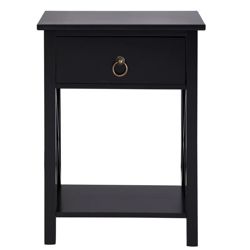 Adelmar 1.8ft Living Room End Table with Drawer, Side Table, Narrow End Table, Accent Table | Wayfair North America