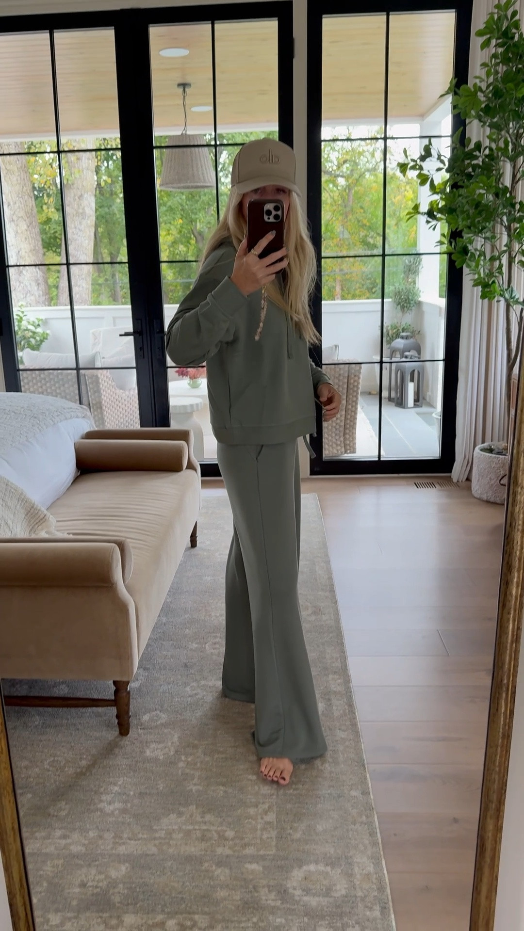Feels like Spanx for half the price! Wearing small in both, may size down in top! Seriously the most comfortable fabric orderingnin 2 more colors!