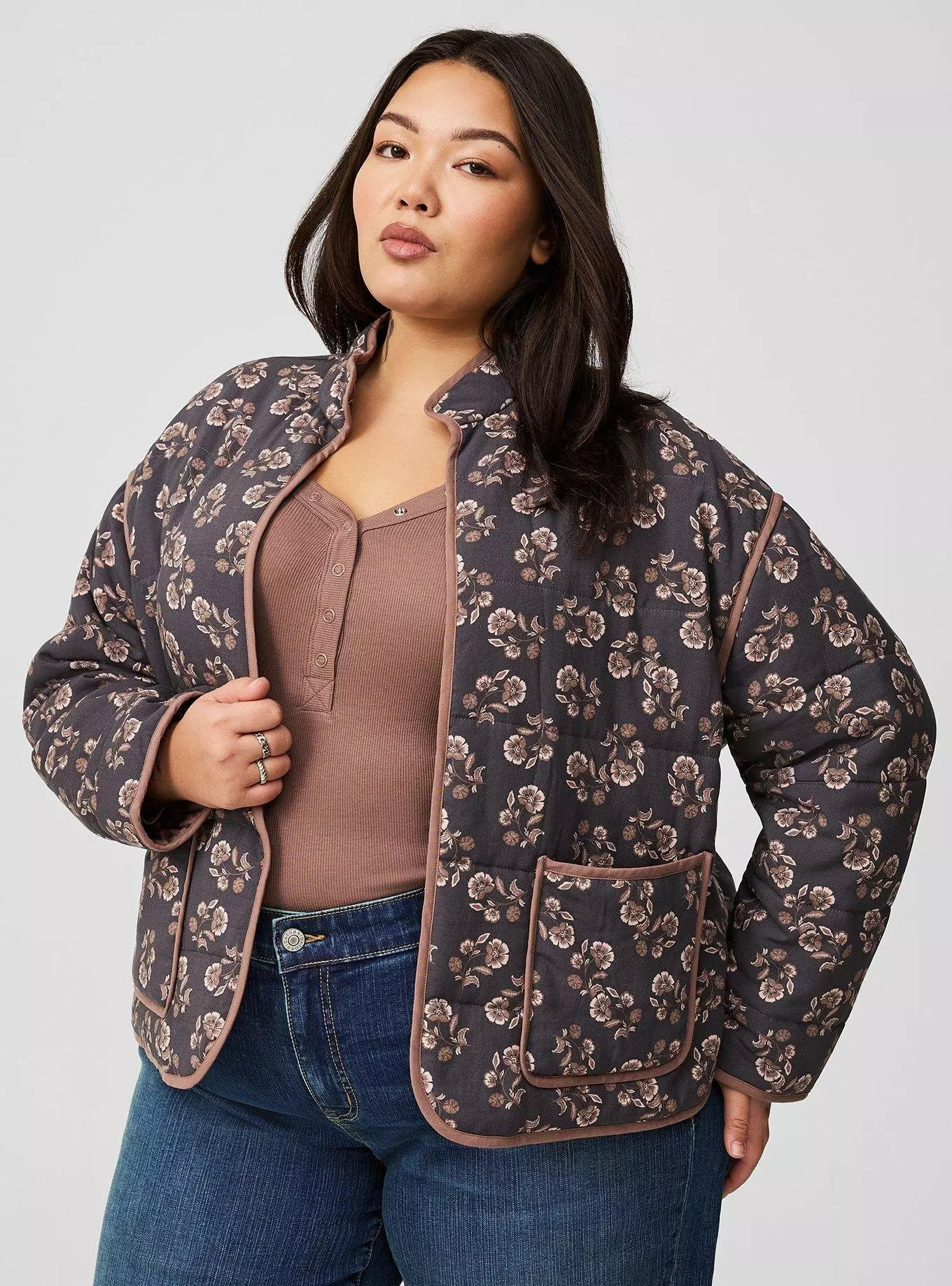 Challis Quilted Jacket | Torrid (US & Canada)