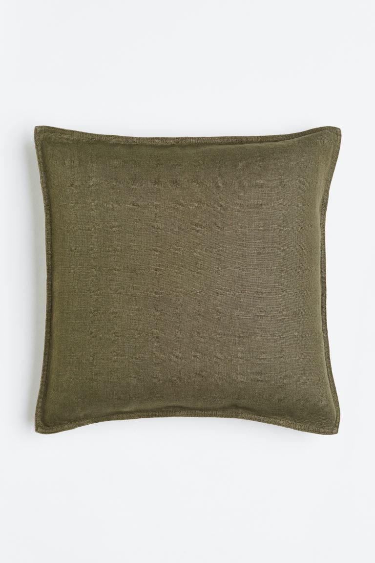 Washed Linen Cushion Cover | H&M (US + CA)
