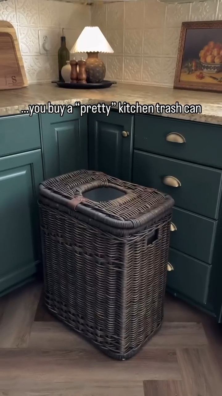 Prettiest trashcan you ever did see. Worth every penny. 

Trashcan, kitchen decor, housewarming gift, Amazon 

#LTKVideo