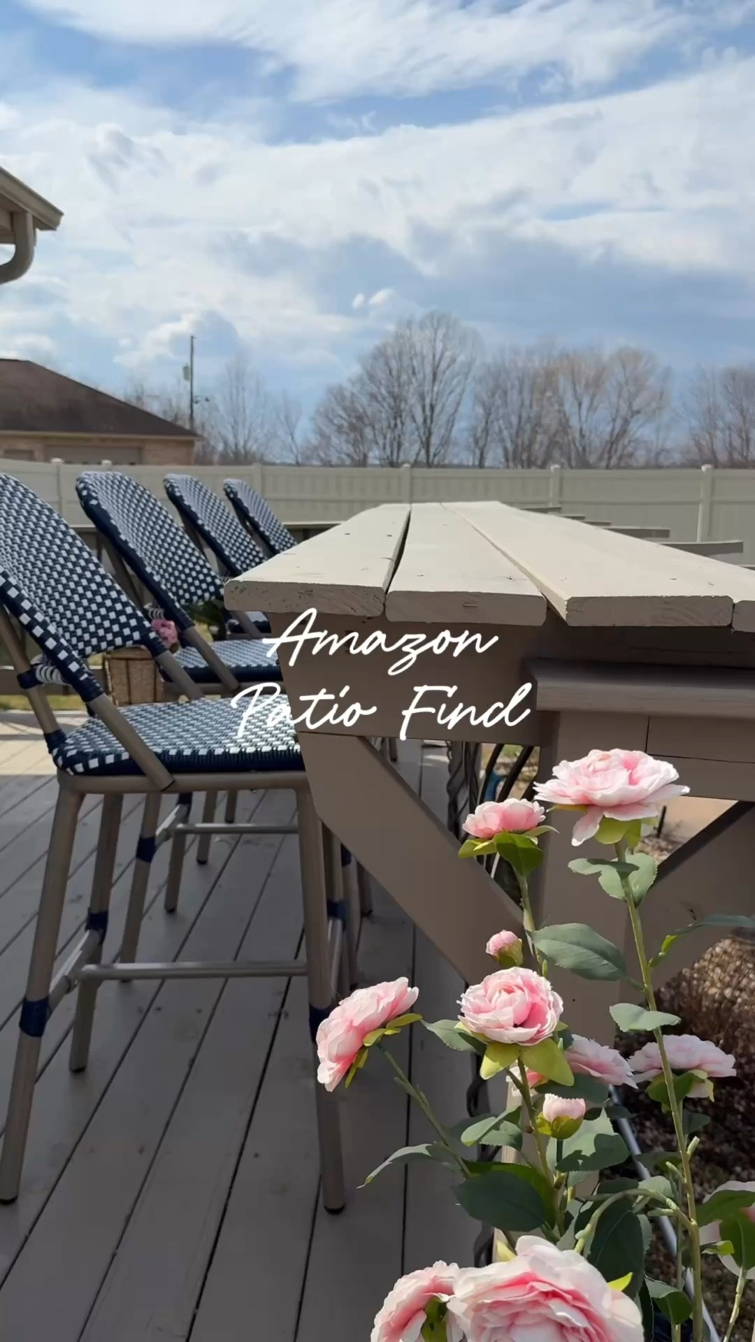 These patio barstools made such a big difference in our outdoor space. I love the clean look, the comfortable seating, and how easy they are to style with the rest of my patio decor. They’re one of those pieces that make the whole space feel more pulled together and ready for spring and summer hosting. 

#patiodecor #patiobarstools #outdoorbarstools #outdoorliving #patiofurniture #backyarddecor #backyardstyle #outdoorentertaining #springpatio #summerpatio #amazonhomefinds #amazonpatiofinds #ltkhome #ltkfinds #homesetup