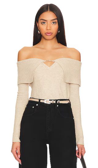 Zella Sweater in Taupe | Revolve Clothing (Global)