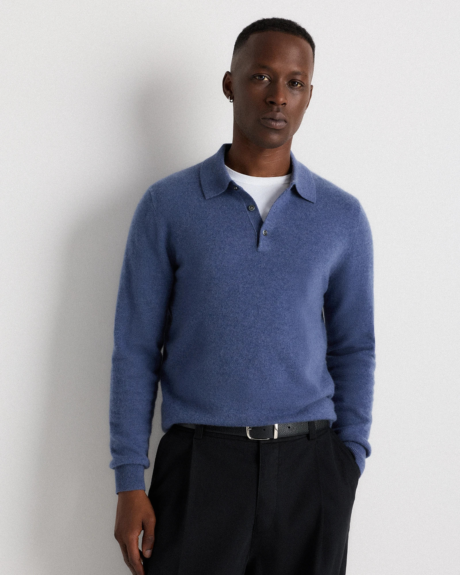 Mongolian Cashmere Polo Sweater | Quince