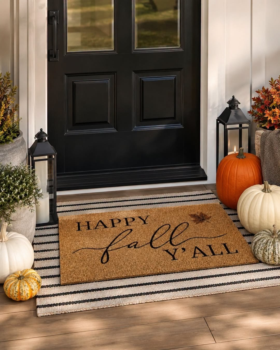 Fall porch decor and door mats 

fall outdoor home decor
autumn porch decorations
seasonal front porch accents
outdoor harvest decor
cozy patio decorations
pumpkin porch styling
fall yard decorations
autumn entryway decor
seasonal outdoor accents
Thanksgiving porch decor

#LTKSeasonal #LTKHome #LTKSaleAlert
