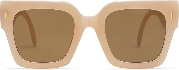 SOJOS Vintage Oversized Square Sunglasses for Women,Retro Womens Luxury Big Large Sun Glasses UV4... | Amazon (US)