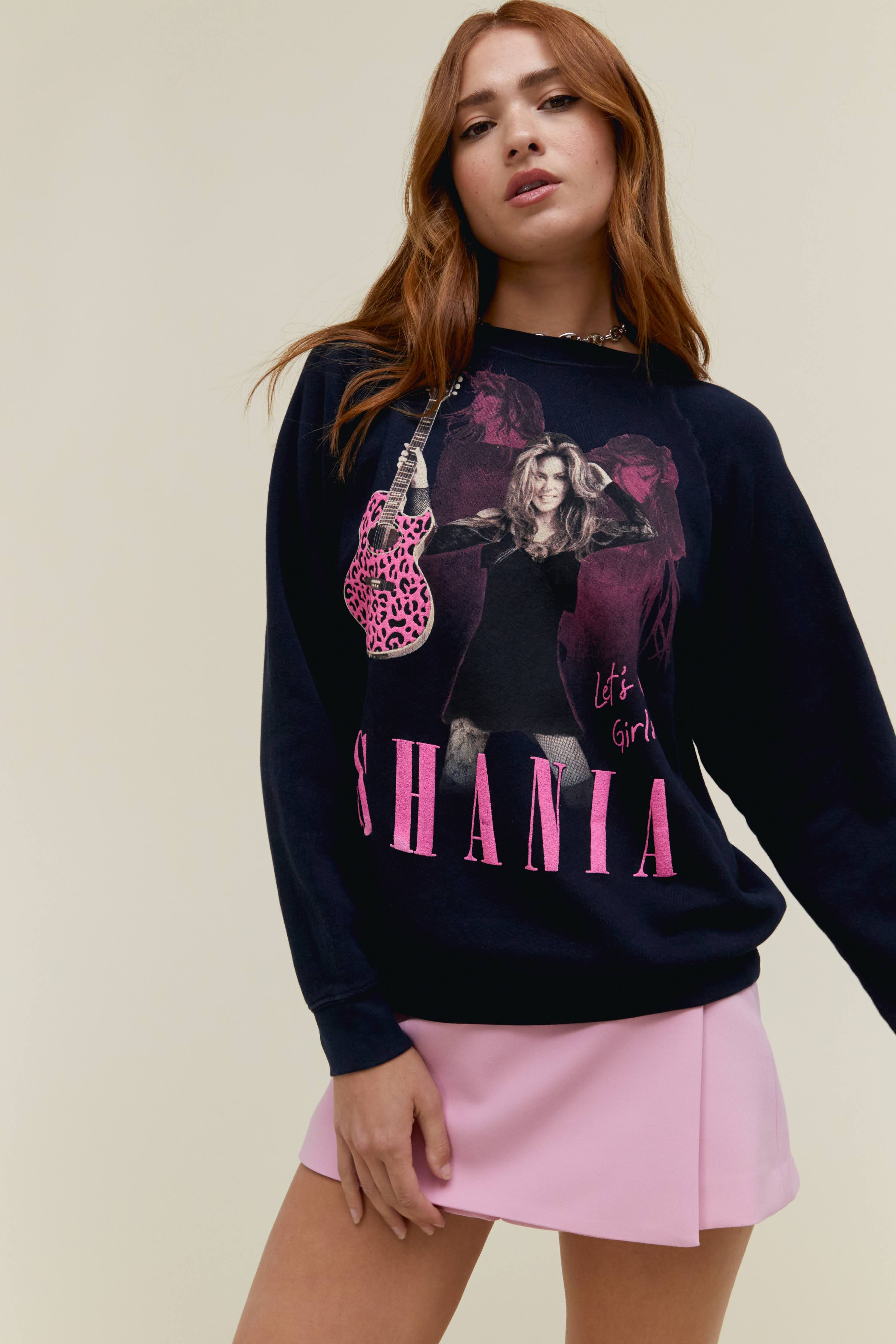Shania Twain Leopard Guitar Vintage Sweatshirt | Daydreamer