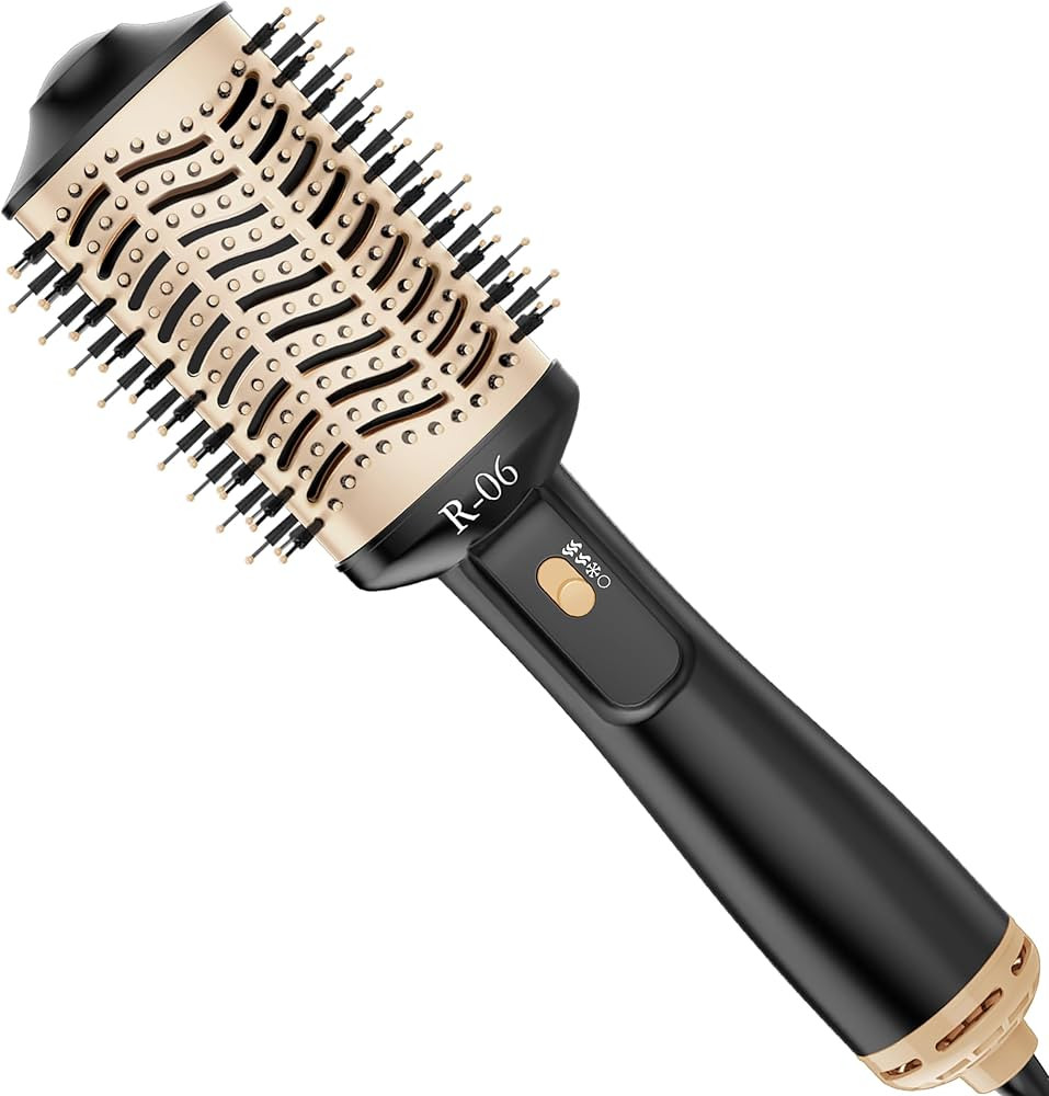 Hair Dryer Brush Blow Dryer Brush in One, 4 in 1 Hair Dryer and Styler Volumizer with Oval Barrel... | Amazon (US)