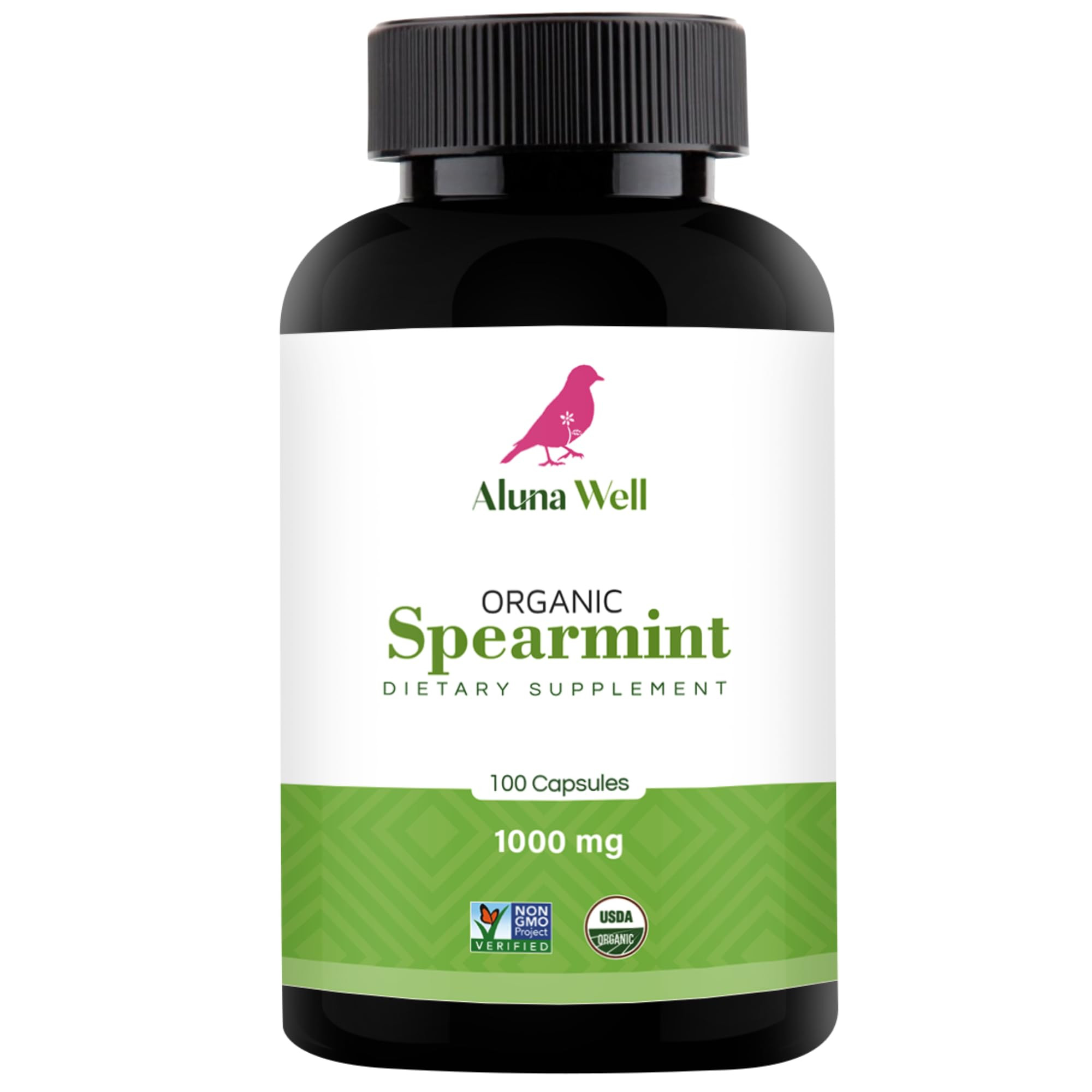 Organic Spearmint Capsules – 1000mg Vegan & Non-GMO Herbal Supplement – Daily Wellness and Ba... | Amazon (US)