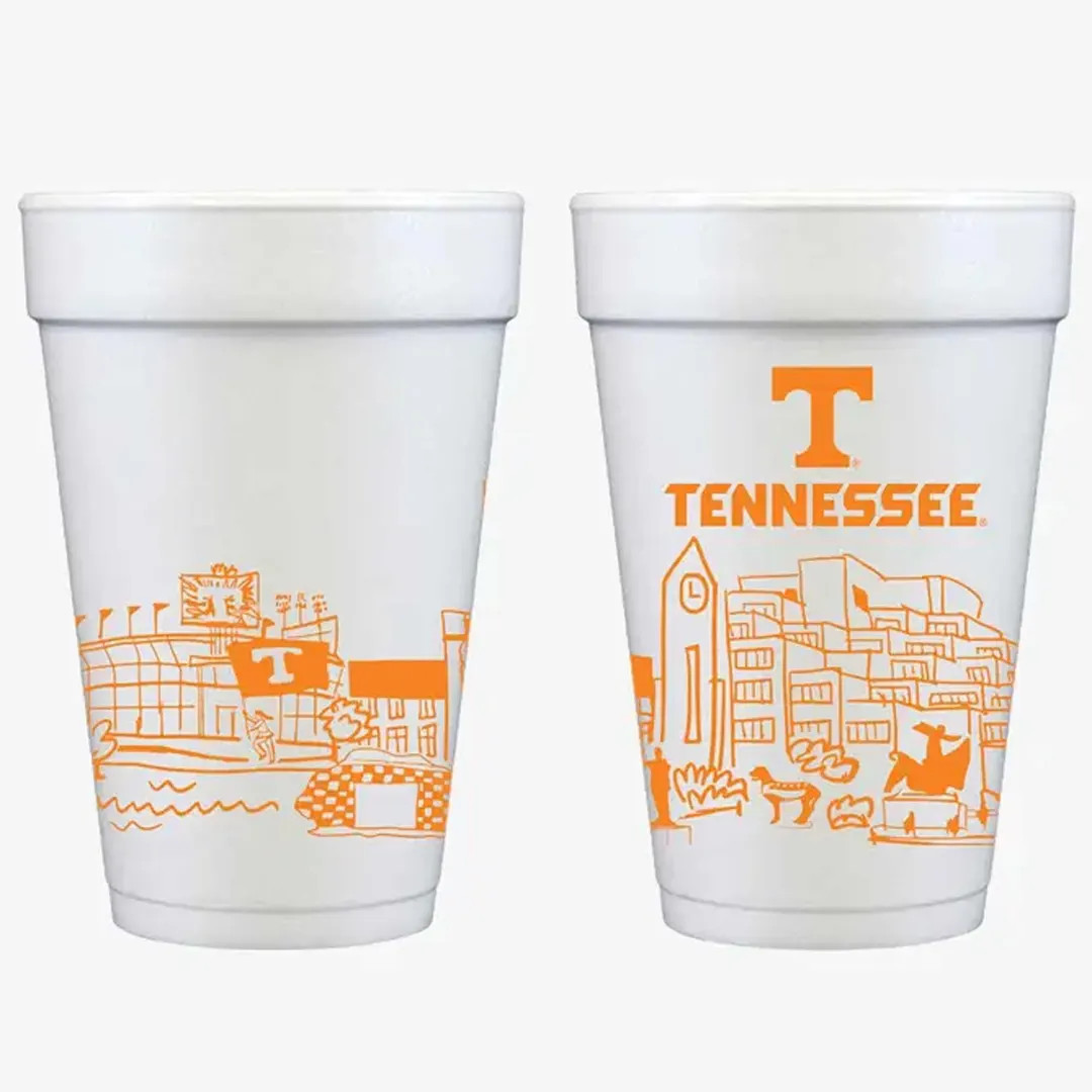 University of Tennessee - Knoxville Campus Skyline {foam Cup 10 Pack} - Etsy | Etsy (US)