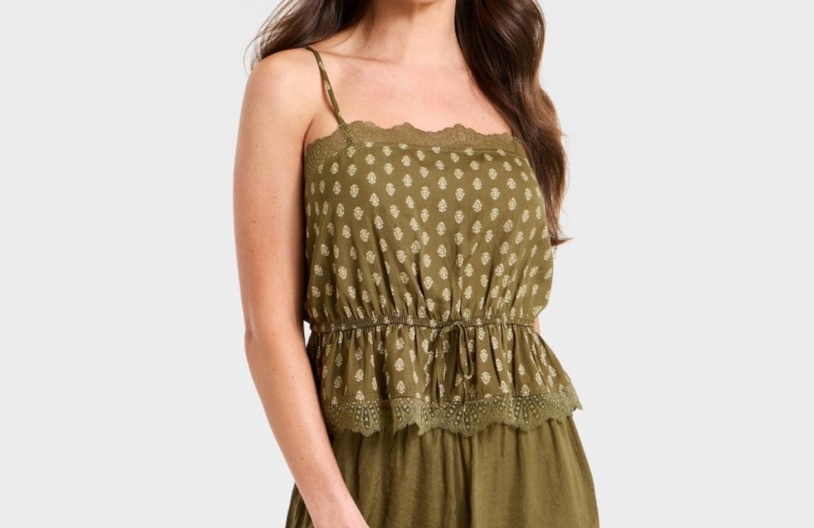Lace satin top and bottom #target #casual #easter 