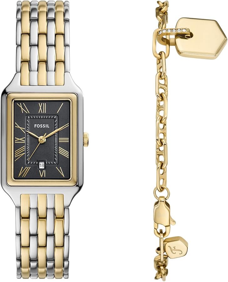 Fossil Women's Raquel Quartz Stainless Steel Three-Hand Watch | Amazon (US)