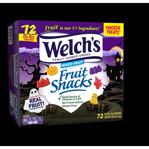 Welch's Halloween Mixed Fruit Snack - 2.25lb/72ct | Target