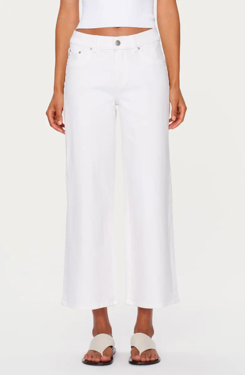 DL1961 Hepburn Mid Rise Ankle Wide Leg Jeans | Nordstrom | Nordstrom