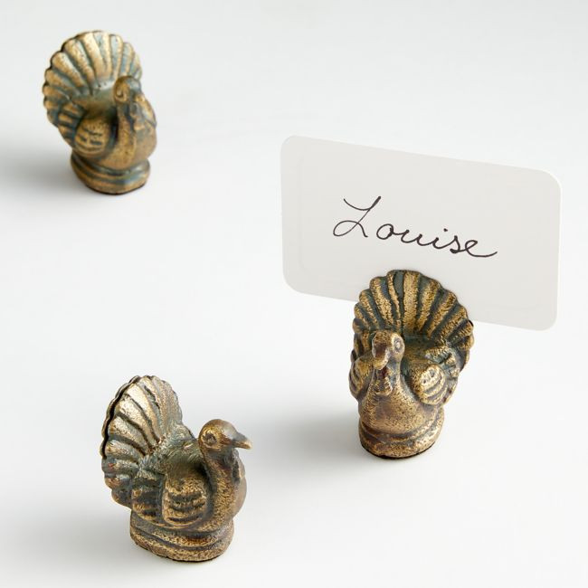 Turkey Place Card Holder | Crate & Barrel