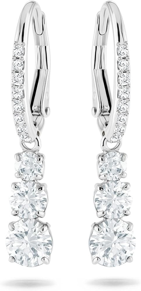 Swarovski Attract Trilogy Crystal Necklace and Earrings Jewelry Collection | Amazon (US)
