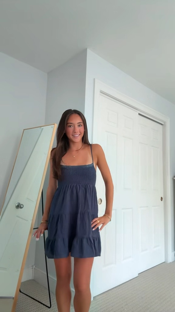 perfect navy summer mini dress!!