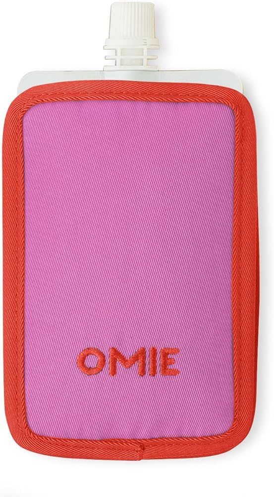 OmieBox Pouch Cooler | Freezable Insulated Sleeve (Pink) | Amazon (US)