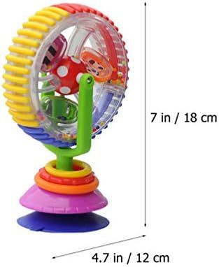 Toyvian Spinner Activity Toy with Suction Cup Baby High Chair Toy Ferris Wheel Interactive Toy STEM  | Amazon (US)