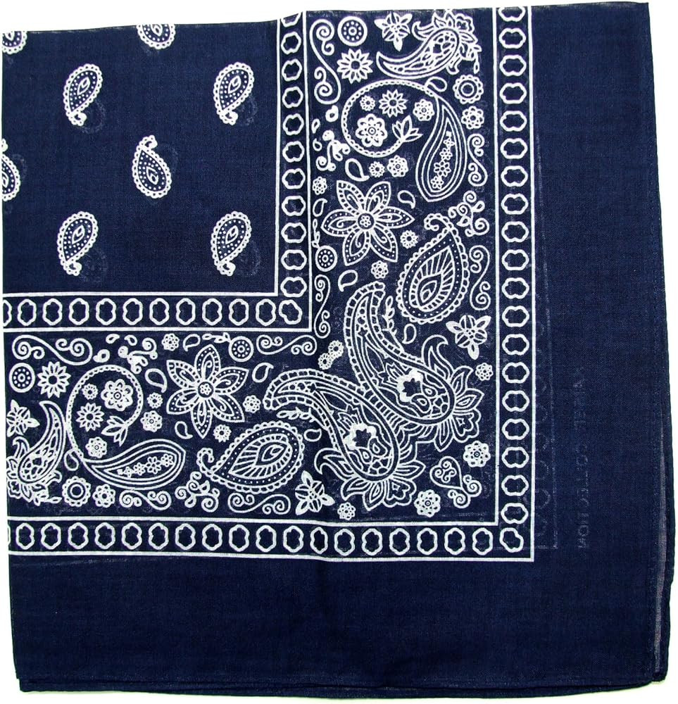 Novelty Bandanas Paisley Cotton Bandanas Single Pack | Amazon (US)