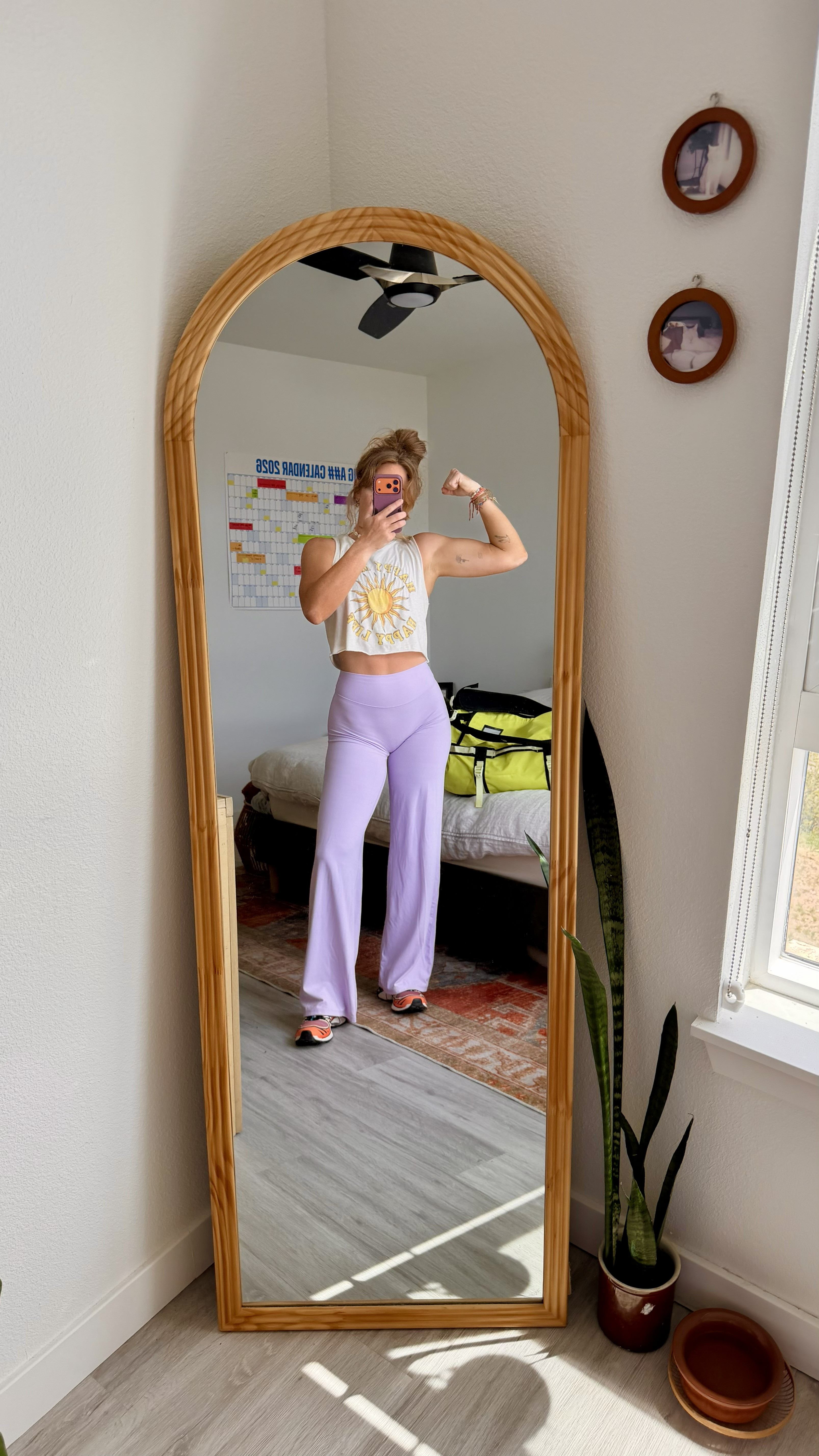 The lavender leggings? The comfy crop? The sneakers? I'm obsessed. 💜 Everything is linked and ready for you! 

 #LTKdayinmylife #LTKselfcare #LTKActive