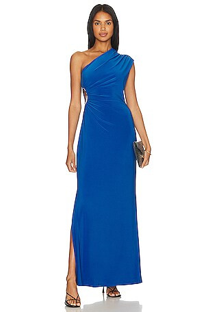 One Shoulder Cut Out Gown | Revolve Clothing (Global)