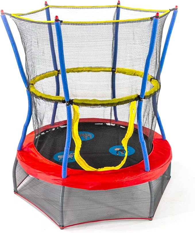 Skywalker Trampolines Mini Trampoline with Enclosure Net | Amazon (US)