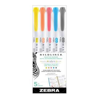 Zebra Mildliner Friendly Double Ended Highlighter Set | Michaels® | Michaels Stores