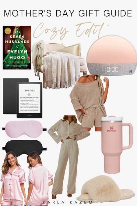 Perfect Cozy Mother’s Day gifts! Get a special mama in your life all the things she needs for a cozy night in🫶🏼 

Great books, a Kindle, a soft lightweight throw blanket, comfy and cute lounge sets and silk pj’s, slippers, eye masks, and a soft glow alarm clock.





Mother’s Day, Mother’s Day Gift Guide, gift guide, Gift ideas, cozy gifts, cozy edit, Amazon finds, gifts from Amazon, last minute gift ideas, book worm, book lover, kindle, silk eye mask, silk pj’s, lounge set, Stanley tumbler, summer throw blanket. 

#LTKGiftGuide #LTKhome #LTKunder100