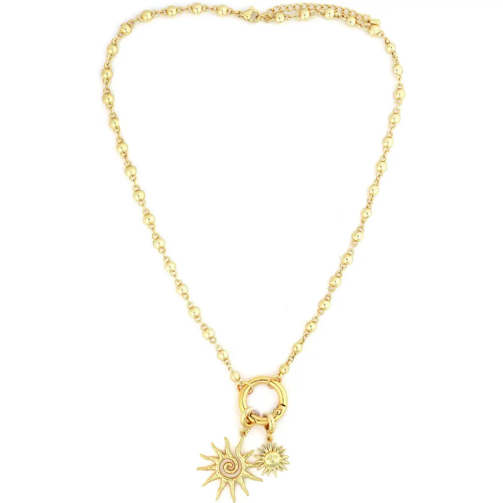Panacea Sunburst Pendant Necklace in Gold at Nordstrom Rack | Nordstrom Rack