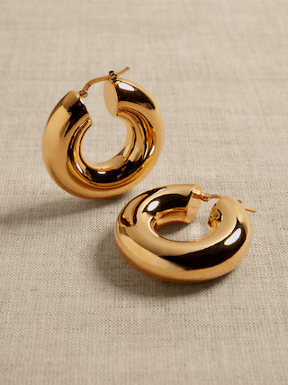 Ravena Large Plump Hoops &amp;#124 Aureus + Argent | Banana Republic (US)