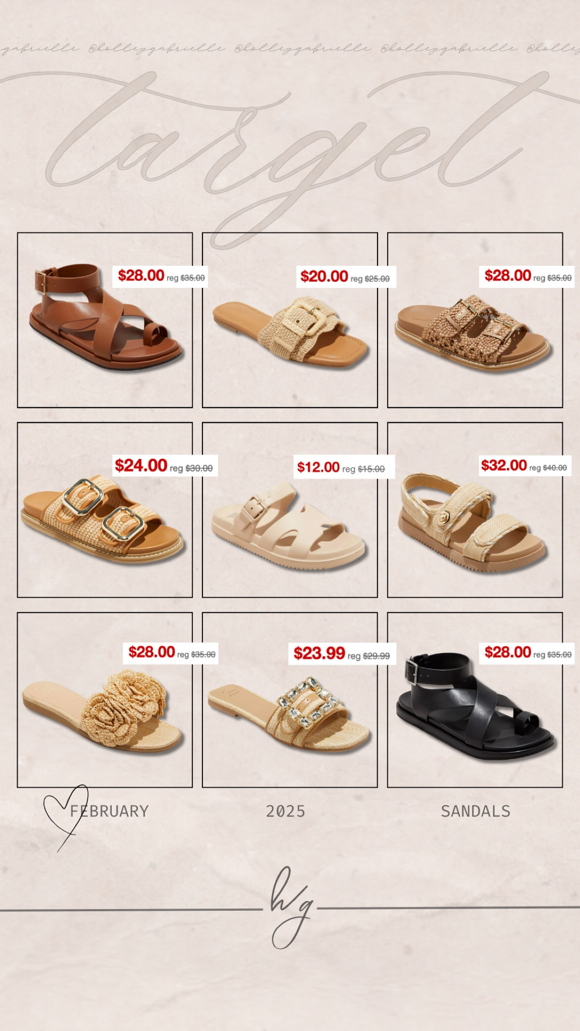 New spring shoe arrivals from Target I’m absolutely LOVING are 20% OFF RIGHT NOW!!! 😍👏🏼🤎 Target is forever a go to for me for shoes. They normally never miss! I stick tts most of the time but I’ll size up a 1/2 size if they offer it! 

Sandals / flats / spring inspo / neutrals / comfy shoes / cute / Holley Gabrielle / strappy sandals / trending / sale alert / under $30

#LTKSaleAlert #LTKFindsUnder50 #LTKShoeCrush