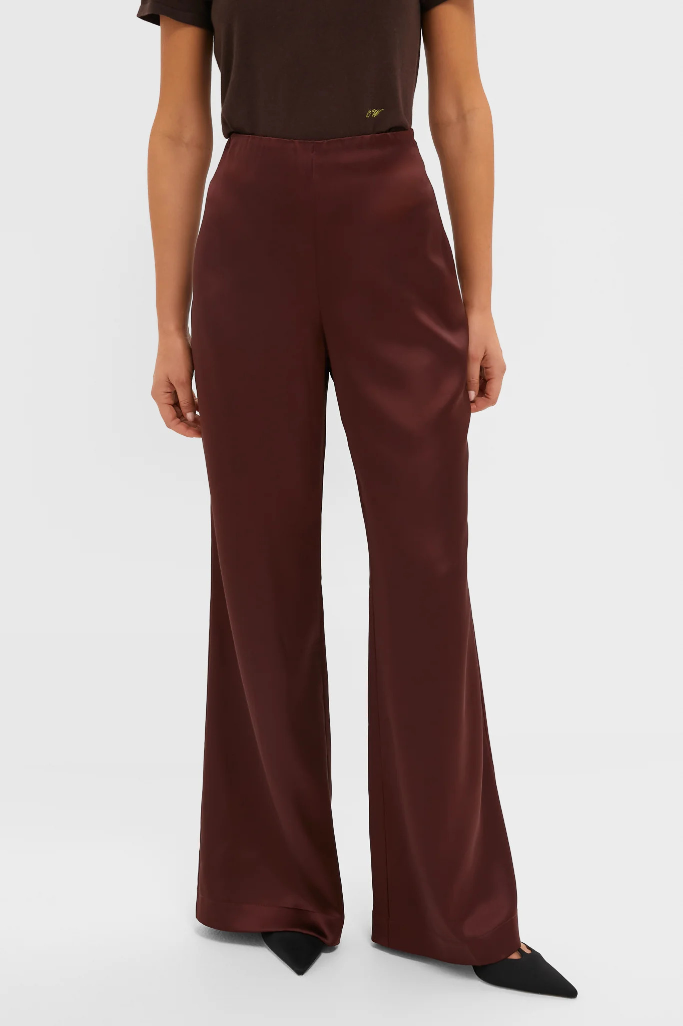 Chocolate Satin Deja Pants | Tuckernuck (US)