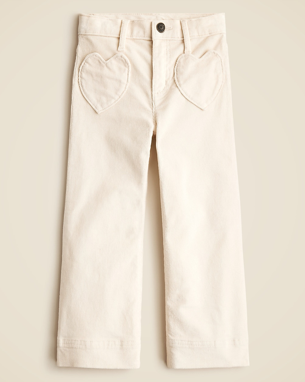 Girls' sailor corduroy trouser with heart pockets | J. Crew US